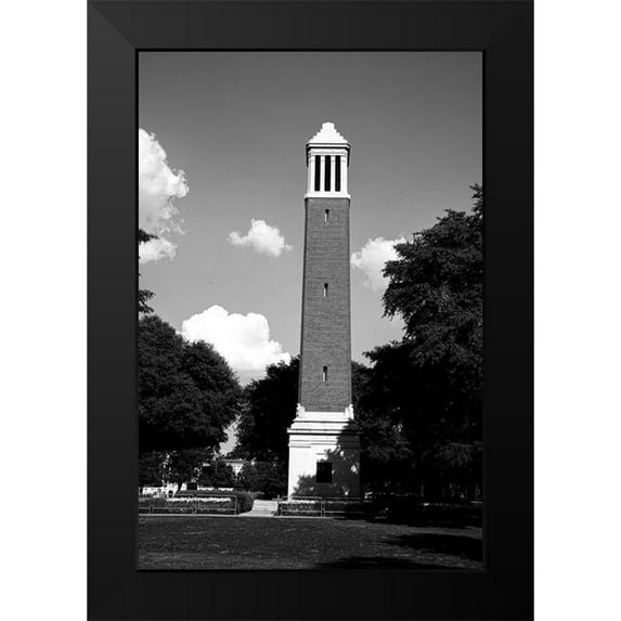 Highsmith, Carol 11x14 Black Modern Framed Museum Art Print Titled - The Denny Chimes in Tuscaloosa-Alabama