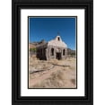 thumbnail image 1 of Highsmith, Carol 11x14 Black Ornate Wood Framed with Double Matting Museum Art Print Titled - Abandoned movie set along the Rio Grande River in Big Bend Ranch State Park in lower Brewster County, 1 of 4