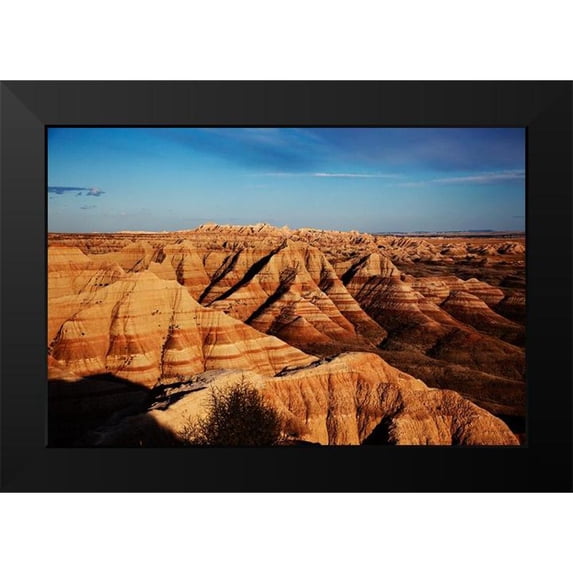 Highsmith, Carol 14x11 Black Modern Framed Museum Art Print Titled - Badlands National Park-in southwest South Dakota-United States