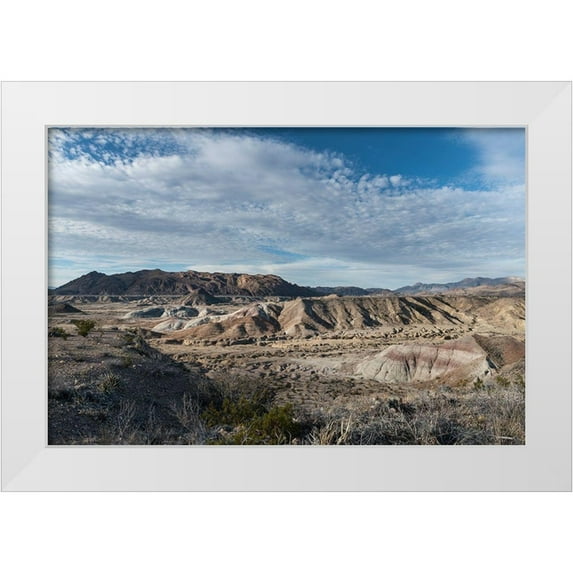 Highmith, Carol 14x11 White Modern Wood Framed Museum Art Print Titled - Scenery in Big Bend National Park, TX