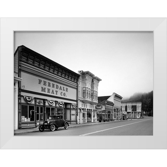 Highsmith, Carol 14x12 White Modern Wood Framed Museum Art Print Titled - Ferndale California