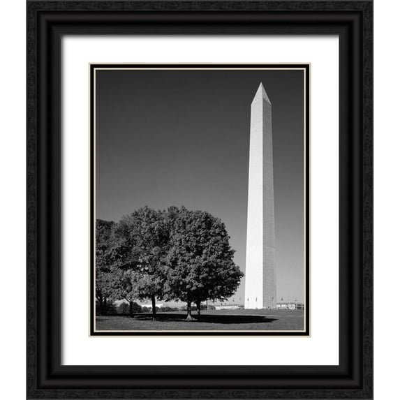Highsmith, Carol 15x18 Black Ornate Wood Framed with Double Matting Museum Art Print Titled - The Washinton Monument in Washington-D.C.