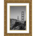 thumbnail image 1 of Highsmith, Carol 17x24 Gold Ornate Wood Framed with Double Matting Museum Art Print Titled - Golden Gate Bridge San Francisco California, 1 of 4