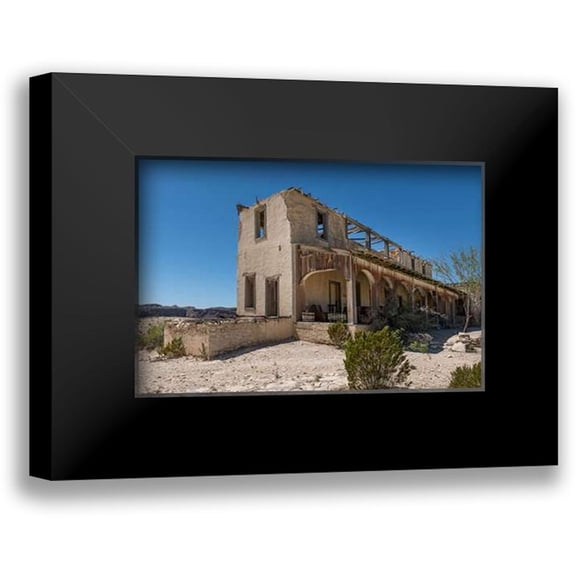 Highsmith, Carol 18x13 Black Modern Framed Museum Art Print Titled - Remains of an old structure in Terilingua, southern Brewster County, TX