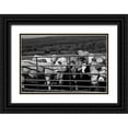 thumbnail image 1 of Highsmith, Carol 18x13 Black Ornate Wood Framed with Double Matting Museum Art Print Titled - Curious cattle, 1 of 4