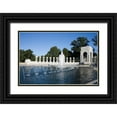 thumbnail image 1 of Highmith, Carol 18x13 Black Ornate Wood Framed with Double Matting Museum Art Print Titled - World War II Memorial, Washington, D.C., 1 of 4