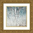 thumbnail image 1 of Highsmith, Carol 20x20 Gold Ornate Wood Framed with Double Matting Museum Art Print Titled - Birch trees in Utah High Country, 1 of 4