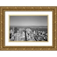 thumbnail image 1 of Highsmith, Carol 32x23 Gold Ornate Wood Framed with Double Matting Museum Art Print Titled - Aerial View of San Francisco California Including the Bay Bridge, 1 of 4