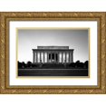 thumbnail image 1 of Highsmith, Carol 32x23 Gold Ornate Wood Framed with Double Matting Museum Art Print Titled - Lincoln Memorial, 1 of 4