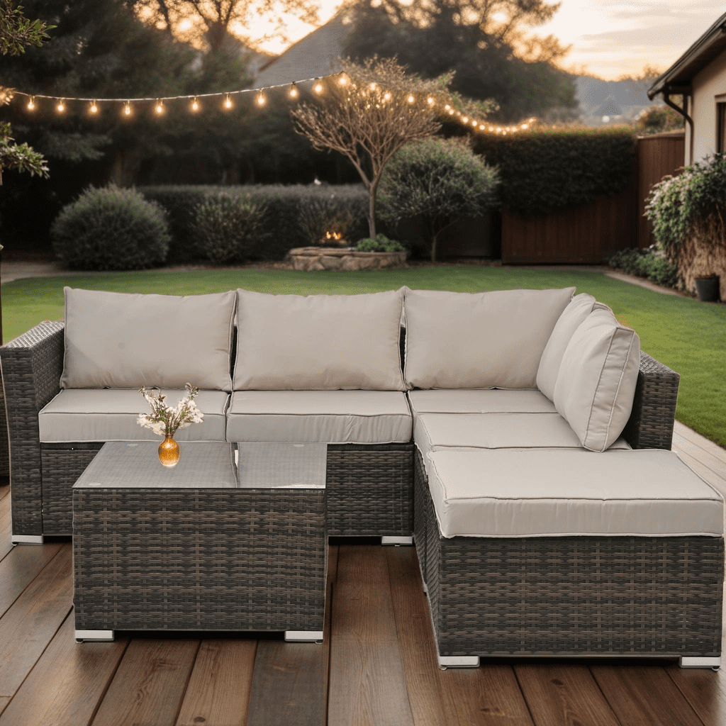 Highsound 4 Piece Patio Furniture Sets All Weather Ghana Ubuy
