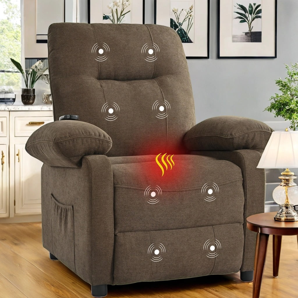 Premium Recliner Chair with Massage and Heating Features