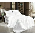 thumbnail image 1 of Hight Thread Count Solid Color Soft Silky Charmeuse Satin Luxury and Super Soft Bed Sheet Set, 1 of 1