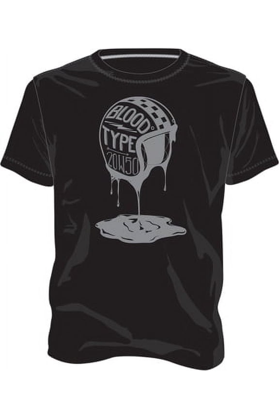 Blood Type T-Shirt (Black, Large)