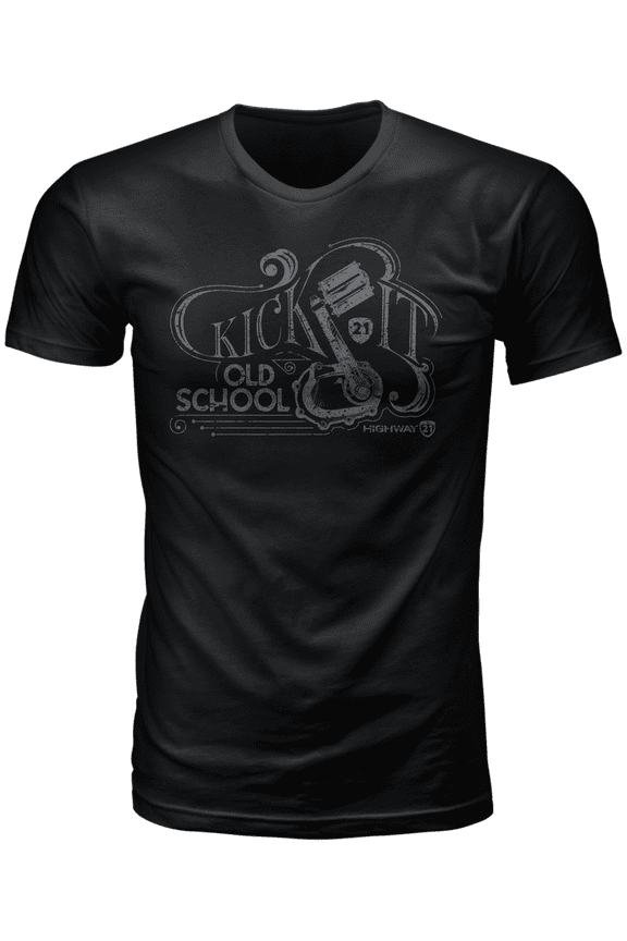 Old School Tee Black Md