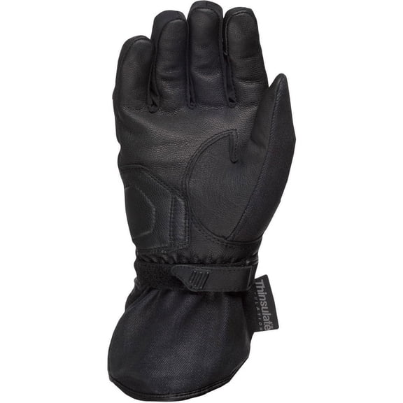 Highway 21 Women's Black Rose Gloves size Small