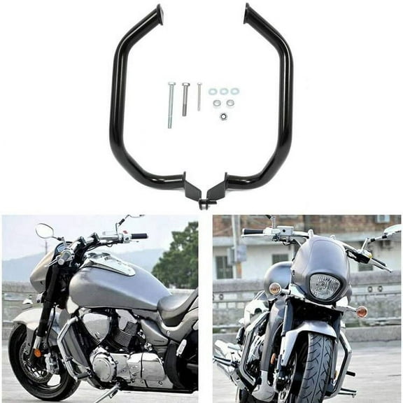 Highway Bars Crash Bars Engine Guard Compatible with 2006-2017 Suzuki Boulevard M109R Limited Edition Black