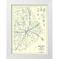 thumbnail image 1 of Highway Dept 25x32 White Modern Wood Framed Museum Art Print Titled - Brown Texas Highway - Highway Dept 1940, 1 of 4