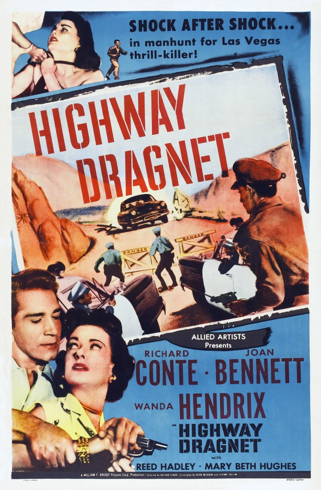 Highway Dragnet U Canvas Art - (11 x 17)