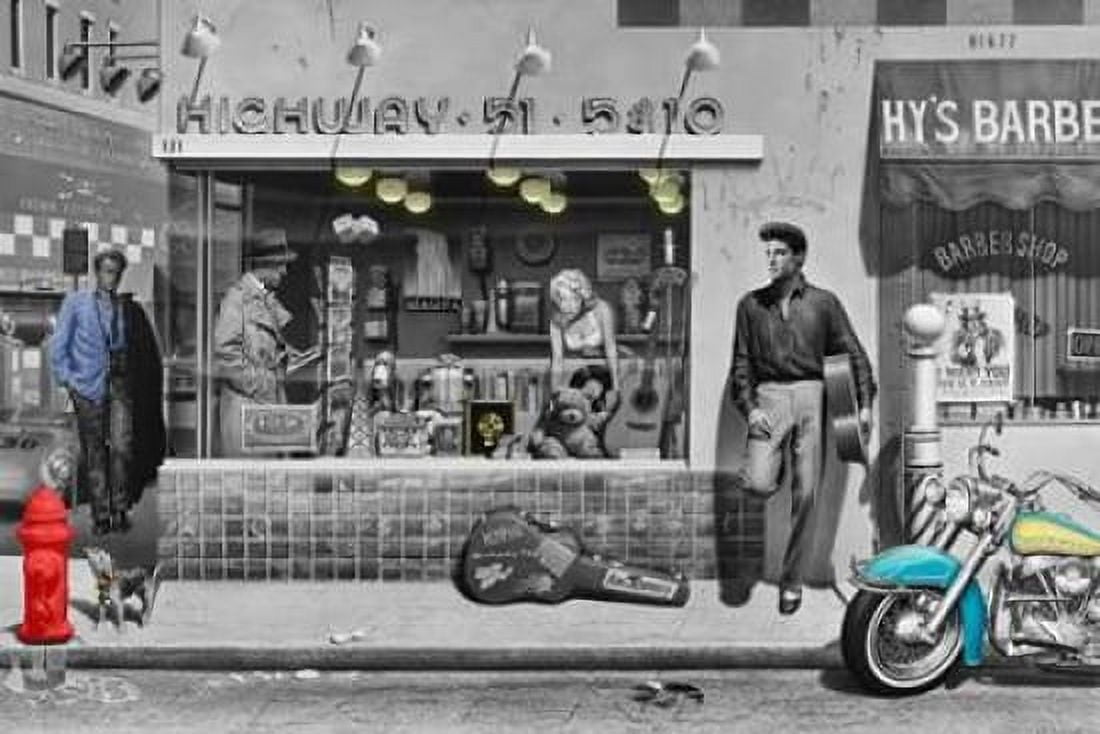Highway Fifty One Canvas Art - Chris Consani (12 x 18)