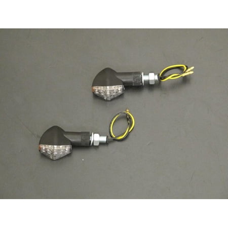 Highway Hawk Turnsignal Set Light Led Short Black E Hh-68-9271