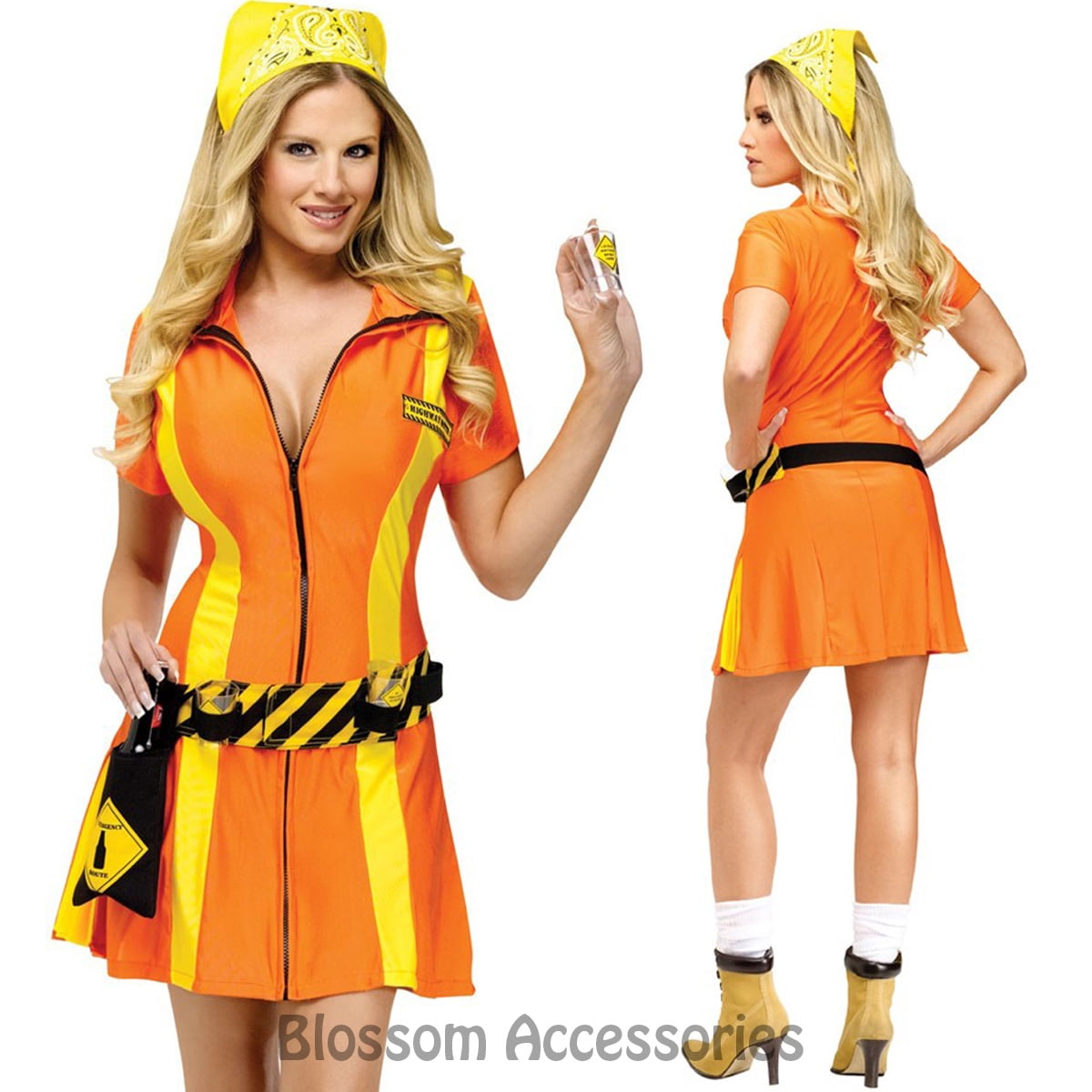 Highway Hottie Sexy Costume - Womens Sm/Md (2-8