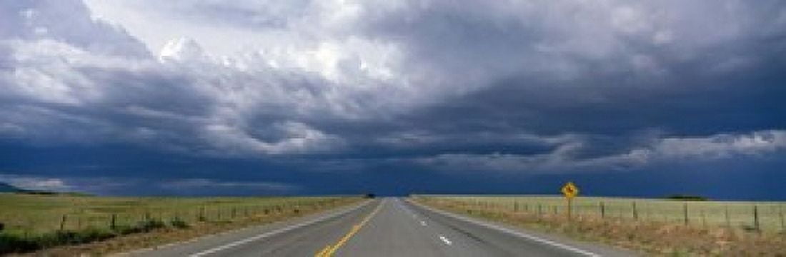 Highway Near Blanding Utah USA Canvas Art - Panoramic Images (18 x 6)
