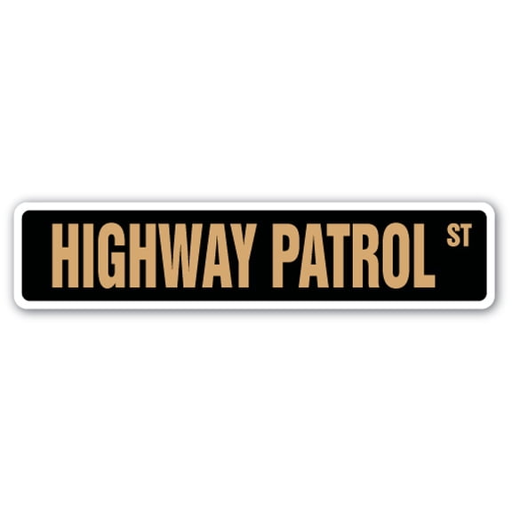 Highway Patrol Street [3 Pack] of Vinyl Decal Stickers