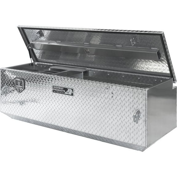 Highway Products 3022-002 HWP3022-002 61X19.5X20 5TH WHEEL BOX WITH DIAMOND PLATE BASE/DIAMOND PLATE LID