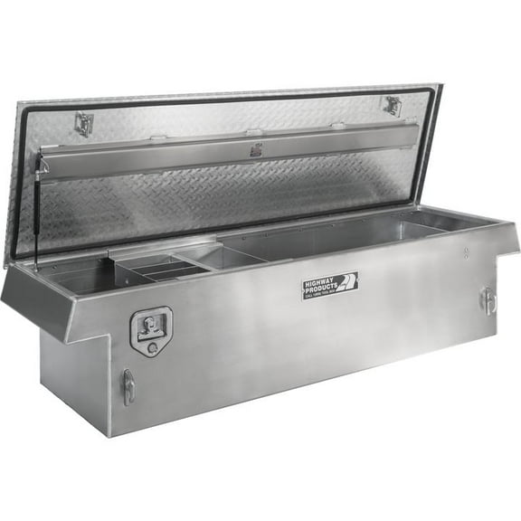 Highway Products 3213-009 HWP3213-009 70X16X23 SINGLE LID TOOL BOX WITH SMOOTH ALUMINUM BASE/DIAMOND PLATE LID