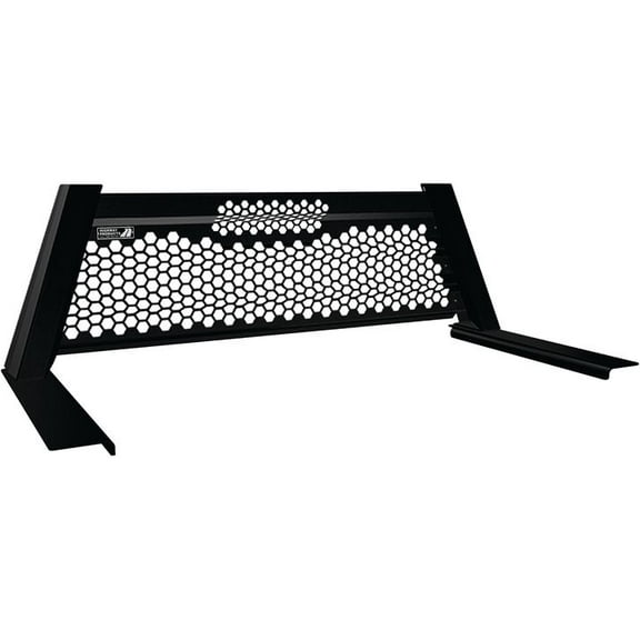Highway Products 4011-003-BK62 HWP4011-003-BK62 T-HEX HEADACHE RACK WITH SMOOTH BLACK UPRIGHTS SMOOTH BLACK CENTER SIZE 4
