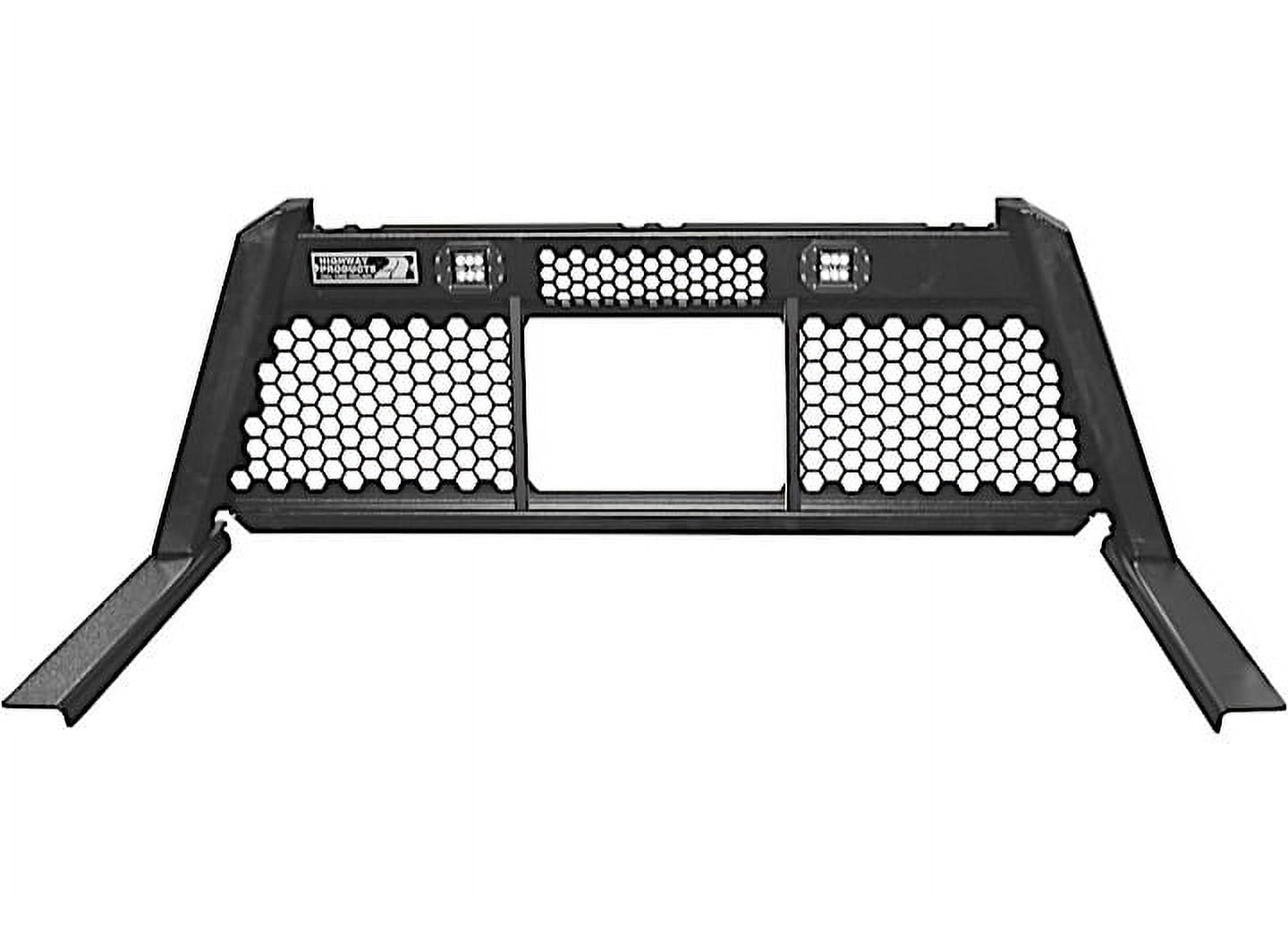 G Rack Guardian Highway Products 4011-010-BK62 Guardian HD Headache Rack Smooth Black ...