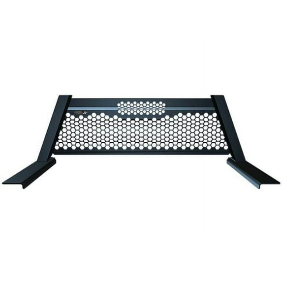 Highway Products 4012-041-BK62 HWP4012-041-BK62 HONEY COMB HEADACHE RACK WITH SMOOTH BLACK UPRIGHTS SMOOTH BLACK CENTER SIZE 5