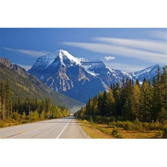 Highway Through Mount Robson Provincial Park British Columbia Canada Poster Print by Jaynes Gallery