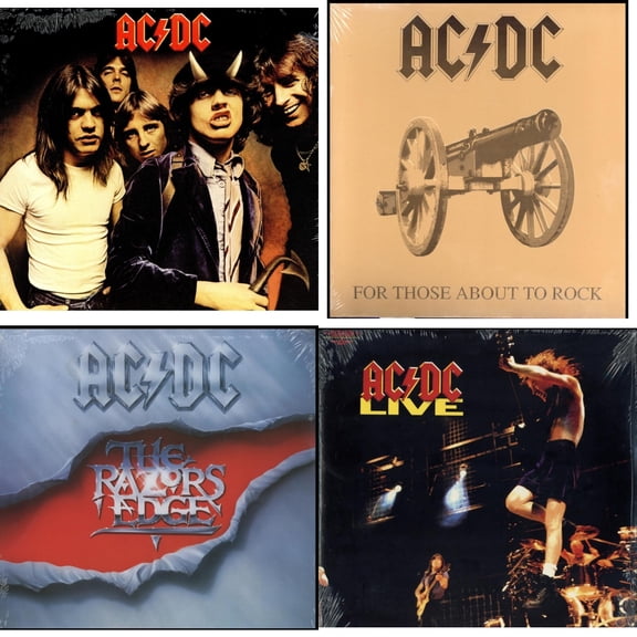Highway To Hell (180G) & For Those About To Rock (180G) & RazorS Edge (180G) & Live (2LP/180G)