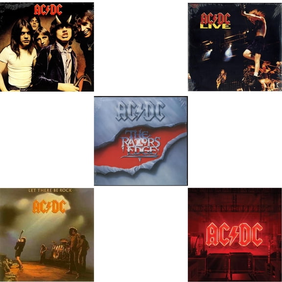 Highway To Hell (180G) & Let There Be Rock (180G) & RazorS Edge (180G) & Live (2LP/180G) & Power Up (180G/Gatefold Jacket/Inner Sleeve)