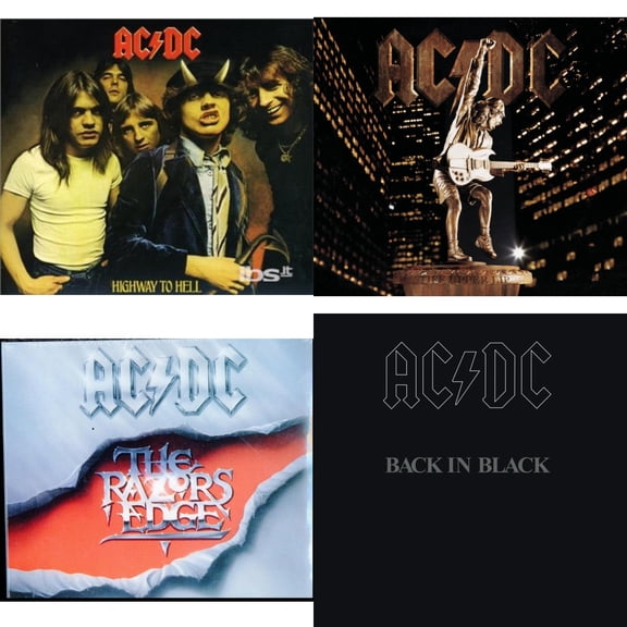 Highway To Hell & Back In Black & Razor's Edge & Stiff Upper Lip [CD Bundle]