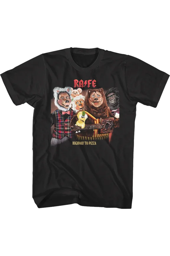 Highway To Pizza Rock-afire Explosion T-Shirt