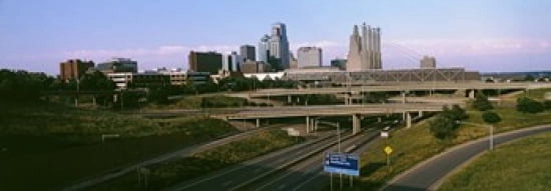 Highway interchange Kansas City Missouri USA Canvas Art - Panoramic Images (18 x 7)