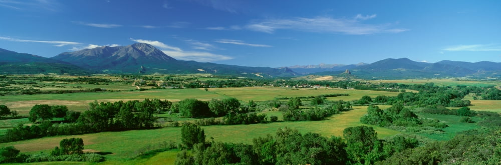Highway of Legends Cuchara Valley Colorado Canvas Art - Panoramic Images (36 x 12)