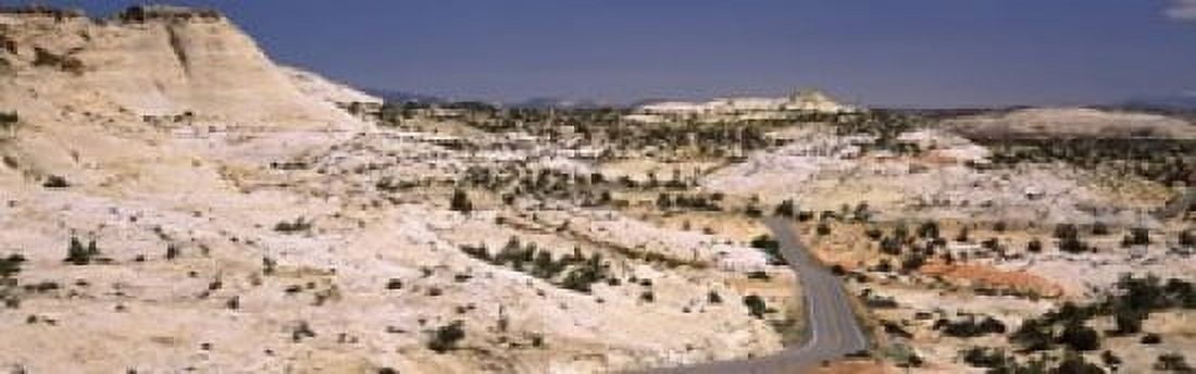 Highway passing through an arid landscape Utah State Route 12 Grand Staircase-Escalante National Monument Utah USA Canvas Art - Panoramic Images (18 x 6)