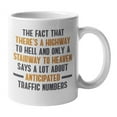 thumbnail image 1 of Highway to Hell Fact Coffee & Tea Mug for 70s & 80s Rock Music Lover (11oz), 1 of 3