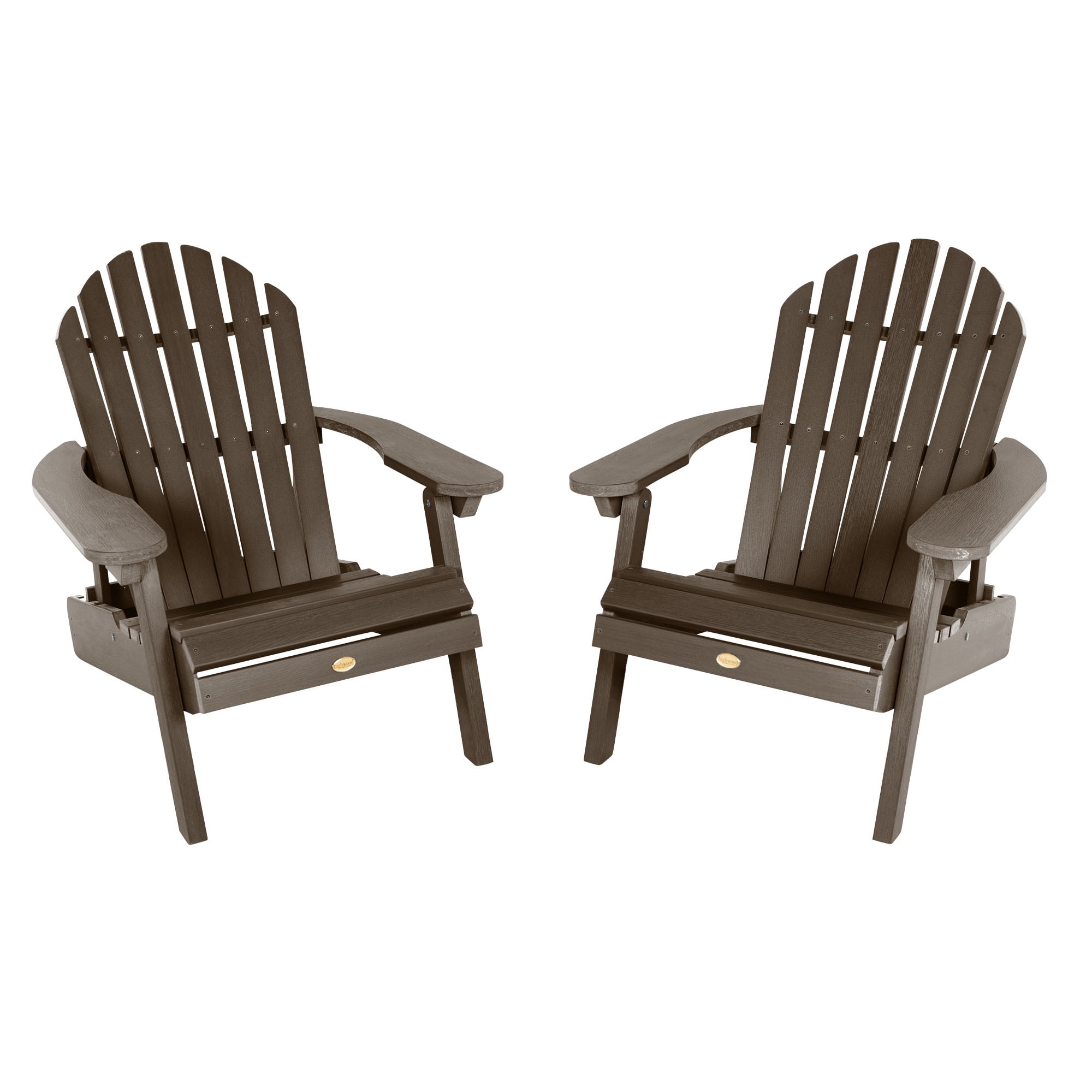 Highwood 2-pc Hamilton Adirondack Set - Folding, Reclining, Eco ...