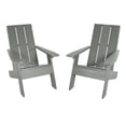 thumbnail image 1 of Highwood 2-pc Modern Adirondack Set - Outdoor, Eco-friendly, Synthetic Wood, 1 of 4