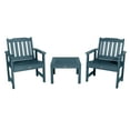 thumbnail image 1 of Highwood 3-pc Lehigh Garden Chair Set with 1 Square Side Table - Outdoor, Eco-friendly, Synthetic Wood, 1 of 7
