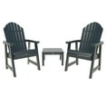 thumbnail image 1 of Highwood 3pc Hamilton Deck Set -Two Adirondack Deck Chairs, One Side Table, Outdoor, Eco-friendly, Synthetic Wood, 1 of 7