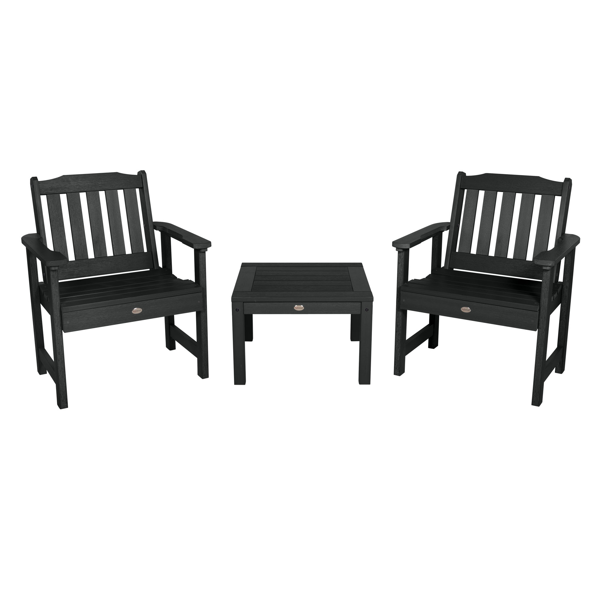 Highwood 3pc Lehigh Garden Chair Set with 1 Adirondack Square Side Table - image 1 of 7