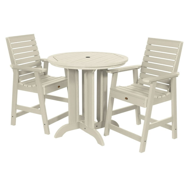 Highwood 3pc Weatherly Round Dining Set - Counter Height