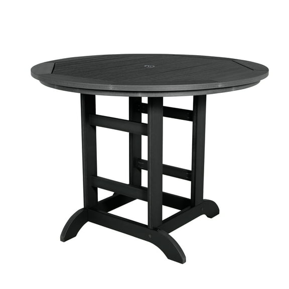 Highwood 48" Round Dining Table - Counter Height, Outdoor, Eco-friendly, Synthetic Wood