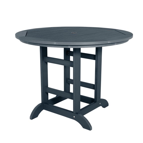 Highwood 48" Round Dining Table - Counter Height, Outdoor, Eco-friendly, Synthetic Wood