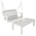 thumbnail image 1 of Highwood 4ft Lehigh Porch Swing with 1 Coffee Table - Outdoor, Eco-friendly, Synthetic Wood, 1 of 7